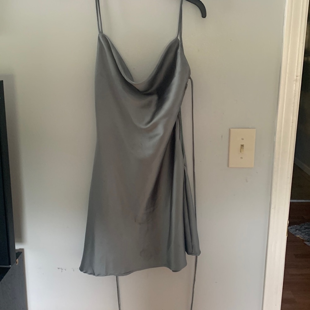 Super cute silky short dress